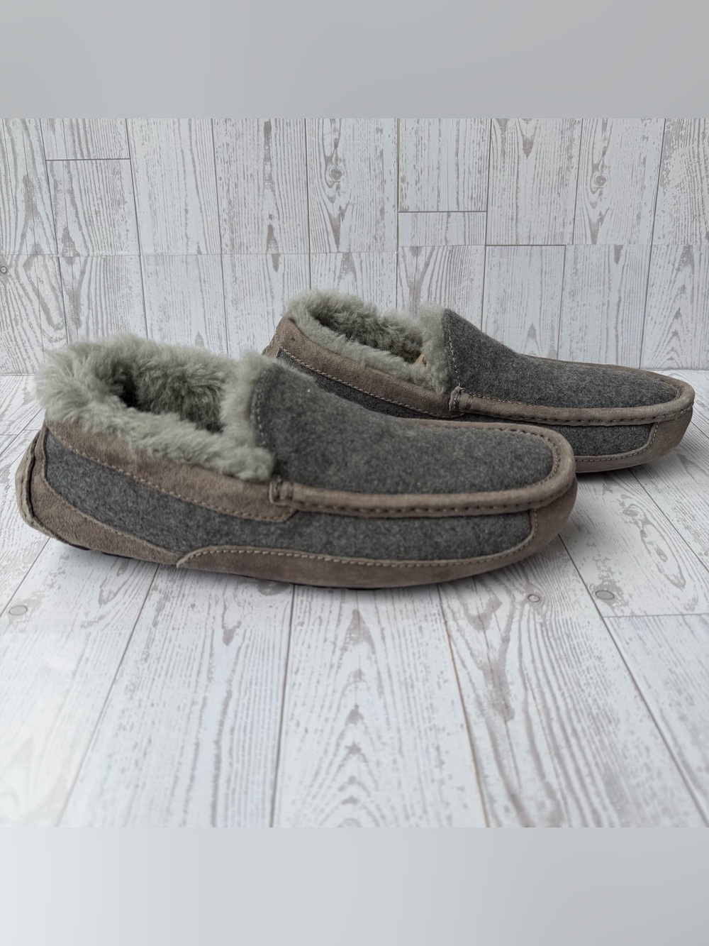 Ugg Australia, Ugg Slippers, Ascot Wool & Suede Slippers | Men's 9